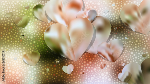 Light Color Valentines Background