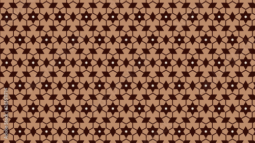 Brown Stars Pattern