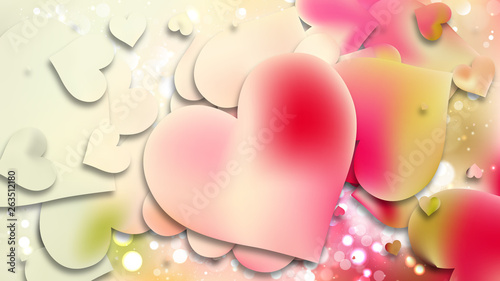 Light Color Valentine Background