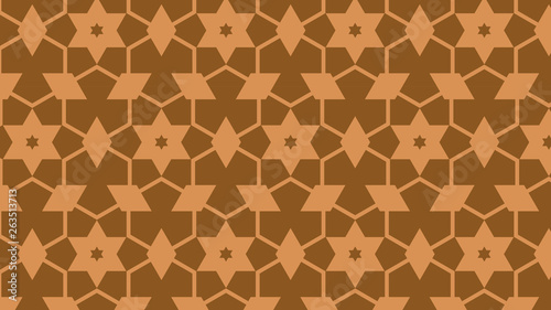 Brown Star Pattern