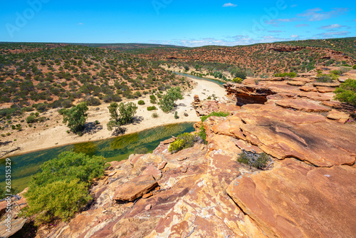 hiking natures window loop trail, kalbarri national park, western australia 119