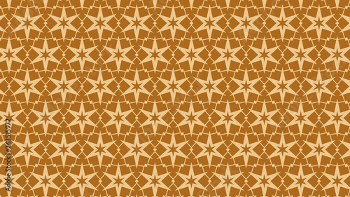 Brown Seamless Star Pattern