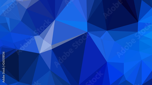 Abstract Cobalt Blue Polygon Triangle Background Vector Illustration