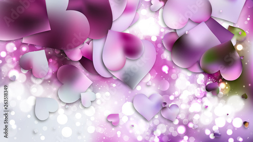 Light Purple Valentine Background