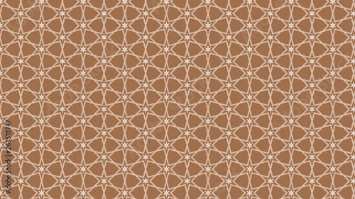 Brown Stars Background Pattern