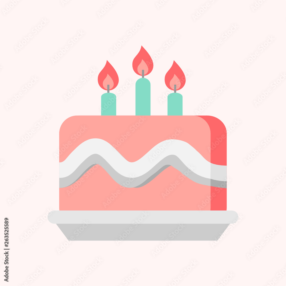 birthday cake with candles vector birthday cake with candles vector