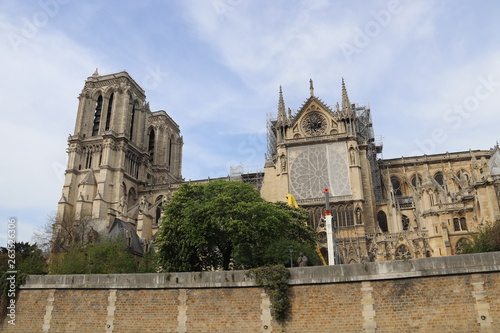 Notre-Dame de Paris apr  s l incendie 