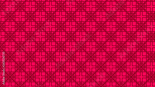 Folly Pink Seamless Square Pattern Vector