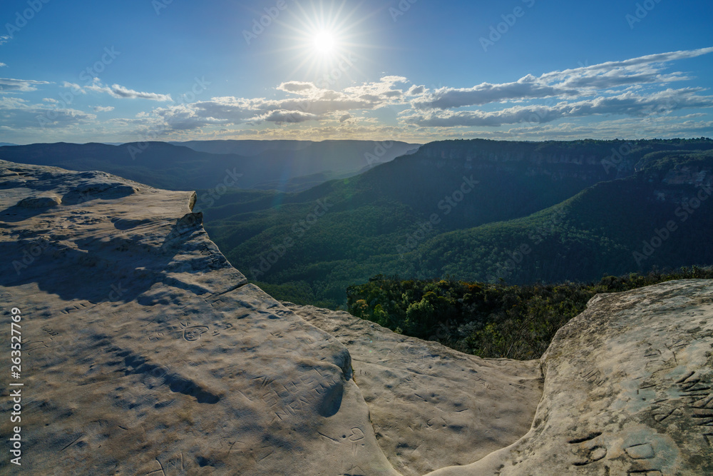 sunset at lincolns rock, blue mountains, australia 15