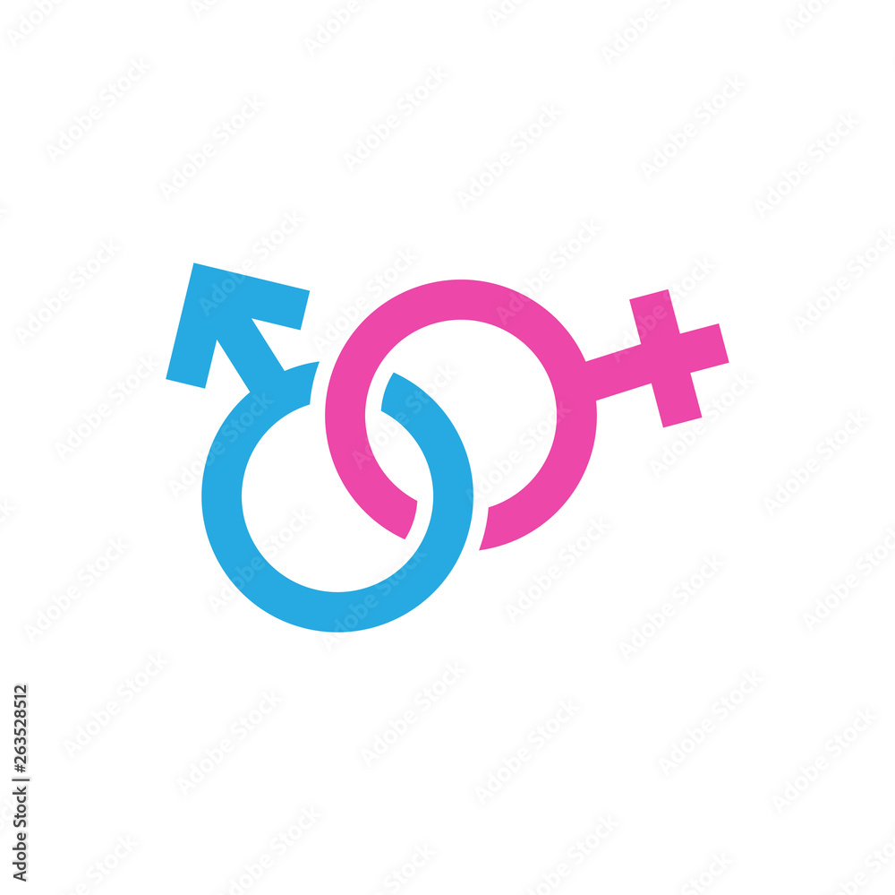 Gender icon on background for graphic and web design. Simple vector sign. Internet concept symbol for website button or mobile app. Gender icon on background for graphic and web design. Simple vector sign. Internet concept symbol for website button or mobile app.