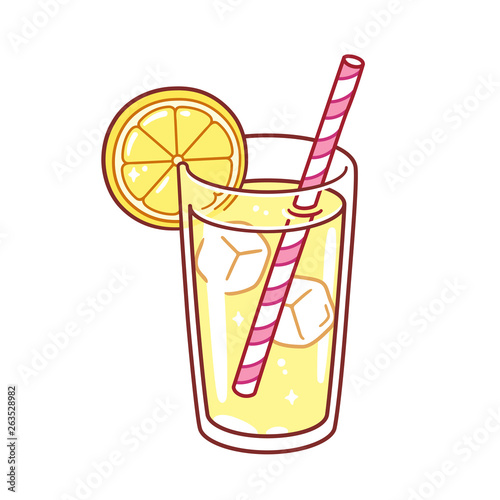Fotografie, Obraz Glass of lemonade