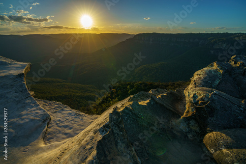sunset at lincolns rock, blue mountains, australia 55