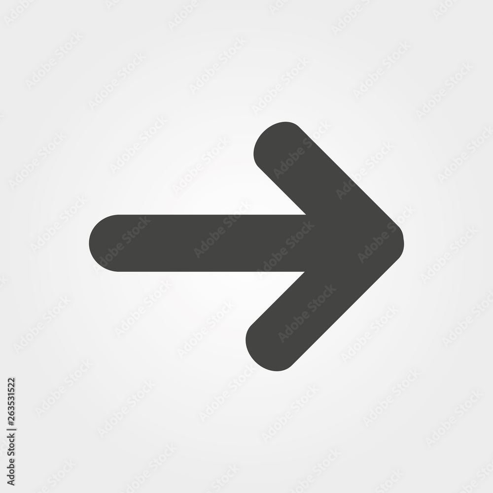 Arrow Icon in trendy flat style isolated on grey background. Arrow symbol for your web site design, logo, app, UI. Vector illustration, EPS10. Arrow Icon in trendy flat style isolated on grey background. Arrow symbol for your web site design, logo, app, UI. Vector illustration, EPS10.