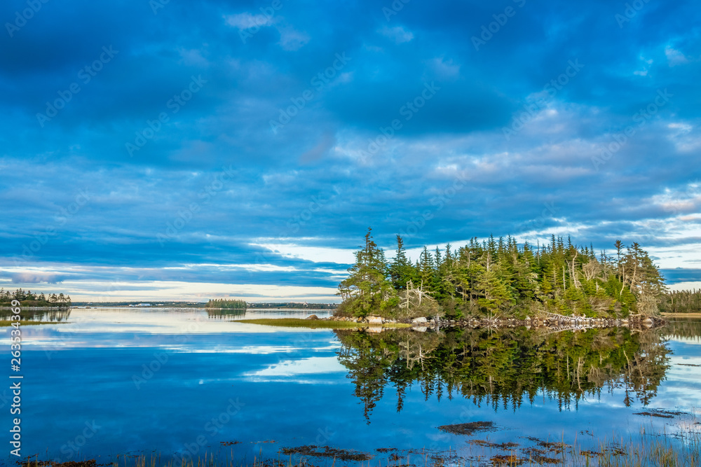 Coastal shoreline seascapes of Nova Scotia.