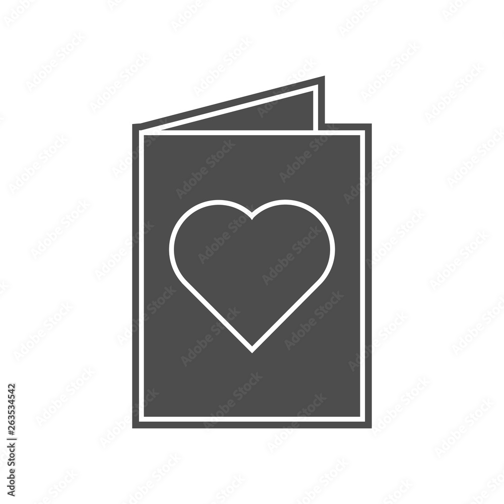 greeting card icon. Element of minimalistic for mobile concept and web apps icon. Glyph, flat icon for website design and development, app development greeting card icon. Element of minimalistic for mobile concept and web apps icon. Glyph, flat icon for website design and development, app development