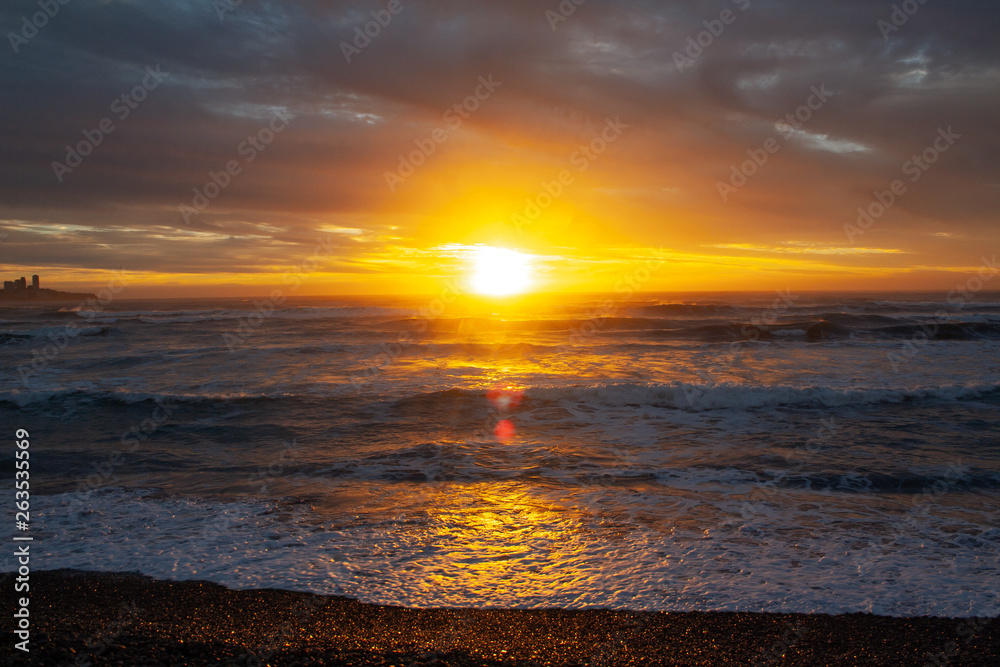 Obraz premium Sunset in the sea