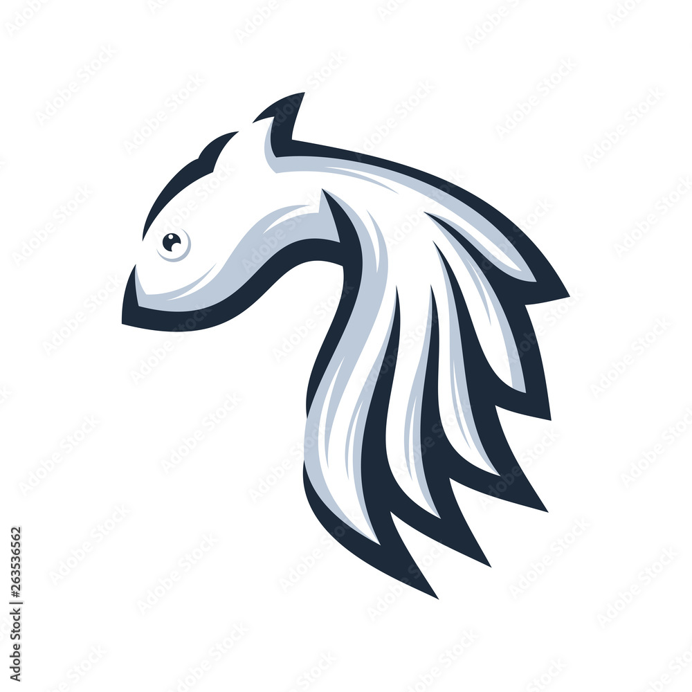 Fototapeta premium fish logo design ready to use