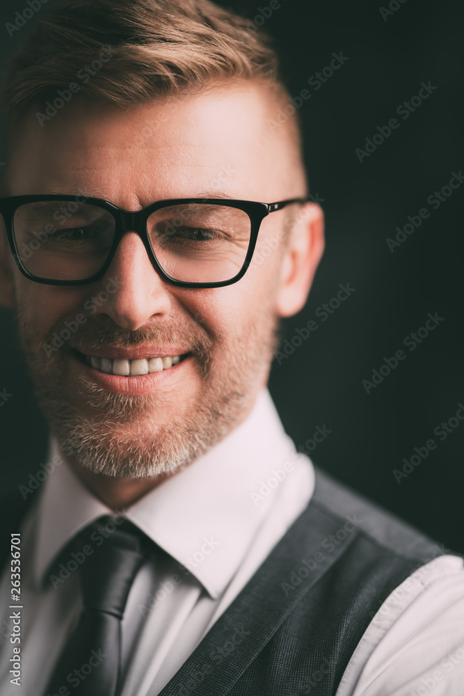 smiling handsome man smiling handsome man
