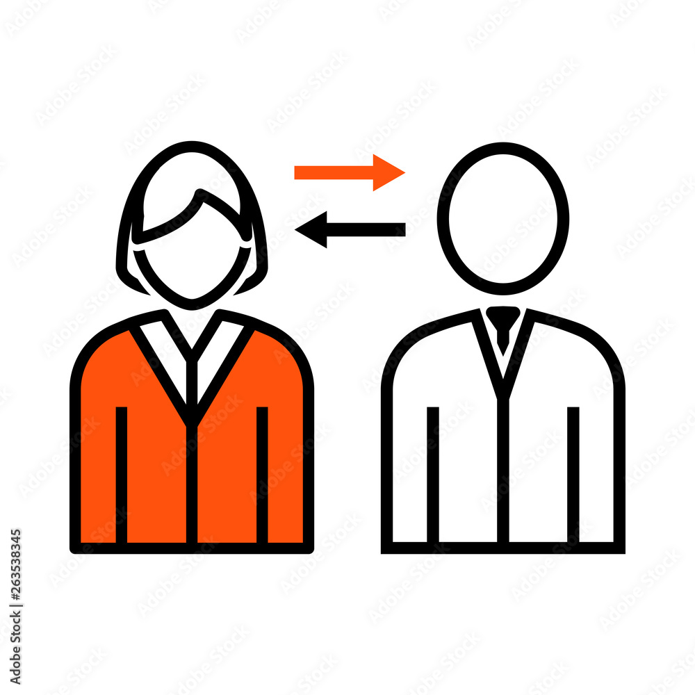 Corporate Interaction Icon Corporate Interaction Icon
