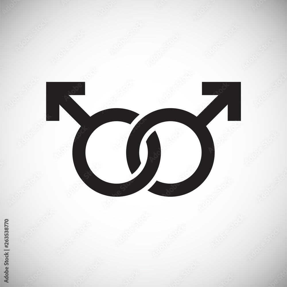 Gender icon on background for graphic and web design. Simple vector sign. Internet concept symbol for website button or mobile app. Gender icon on background for graphic and web design. Simple vector sign. Internet concept symbol for website button or mobile app.