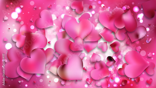 Pink Valentines Day Background