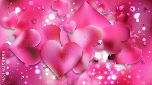 Pink Valentine Background