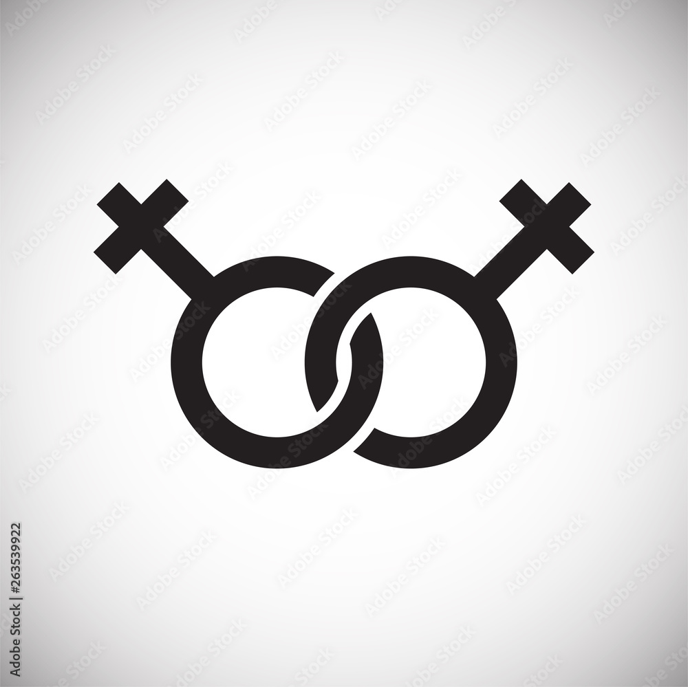 Gender icon on background for graphic and web design. Simple vector sign. Internet concept symbol for website button or mobile app. Gender icon on background for graphic and web design. Simple vector sign. Internet concept symbol for website button or mobile app.