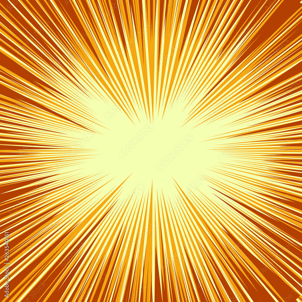 Obraz premium Comic big burst background