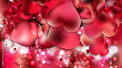 Pink Valentines Day Background