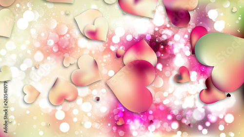 Pink and Beige Love Background