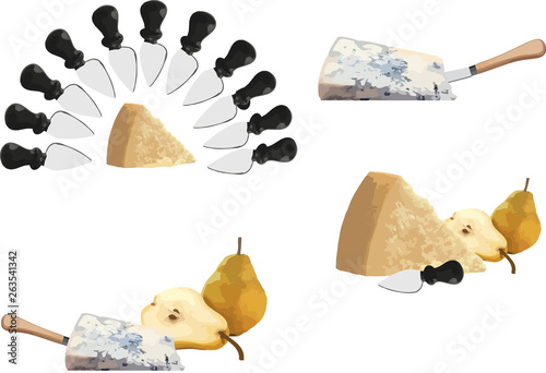 formaggio gorgonzola e parmigiano reggiano
