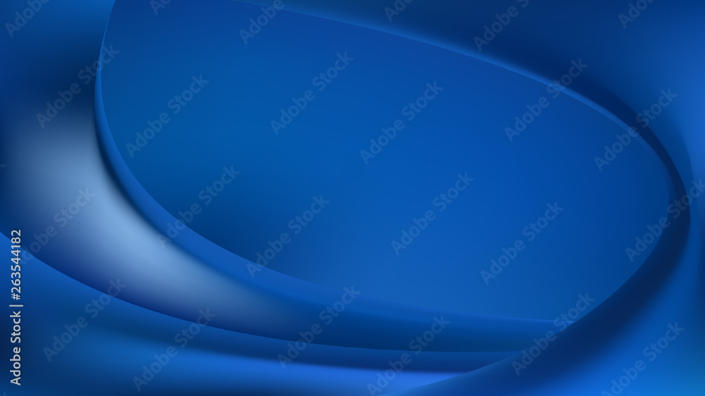 Dark Blue Abstract Wave Background Template Stock Vector Adobe Stock
