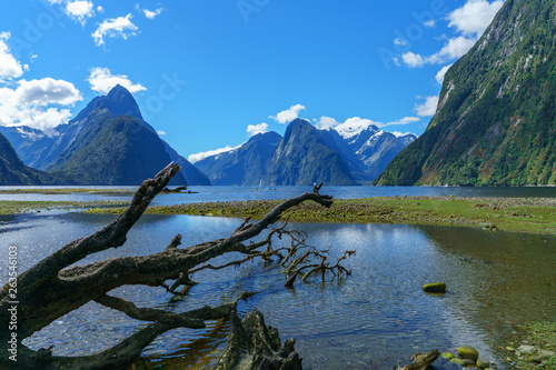 mountains in the clouds, milford sound, fiordland, new zealand 59