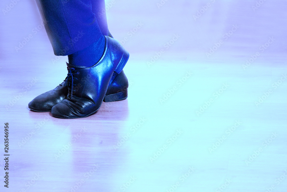 Feet dancer dancing salsa Feet dancer dancing salsa