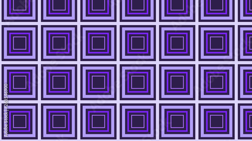 Indigo Concentric Squares Pattern Background