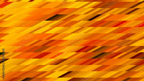 Orange Geometric Shapes Background