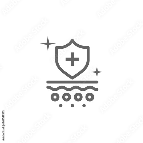 Care, medical, skin icon. Element of skin care icon. Thin line icon for website design and development, app development. Premium icon