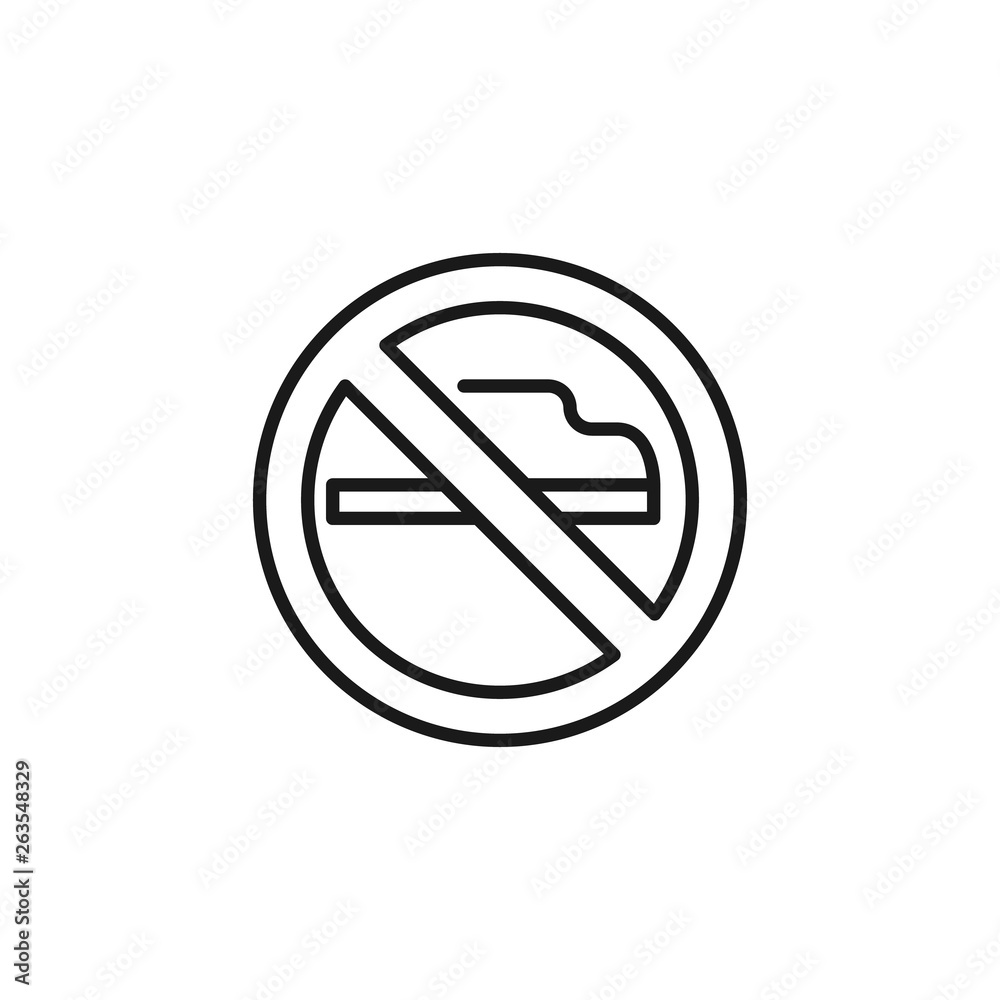 Quit smoking, no smoking icon. Element of quit smoking icon. Thin line icon for website design and development, app development. Premium icon Quit smoking, no smoking icon. Element of quit smoking icon. Thin line icon for website design and development, app development. Premium icon