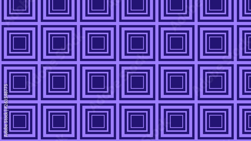Indigo Concentric Squares Pattern