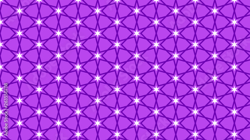 Purple Stars Background Pattern