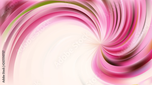 Abstract Pink and White Swirl Background Vector Illustration