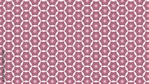 Pink Star Pattern Illustrator
