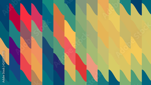 Colorful Geometric Shapes Background Vector