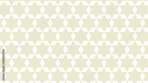 White Seamless Stars Pattern