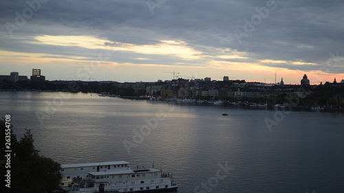Photography stockholm sunset 16:9 ratio