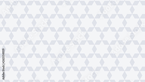 White Hexagram Pattern Graphic