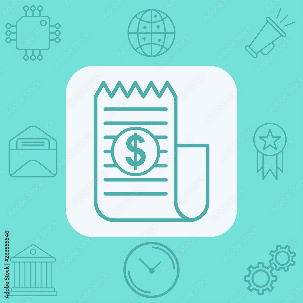 Invoice vector icon sign symbol Invoice vector icon sign symbol