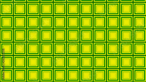 Green Seamless Concentric Squares Pattern Background Graphic