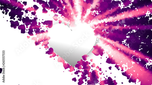 Purple Heart Wallpaper Background