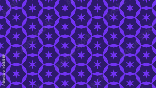 Violet Seamless Star Pattern